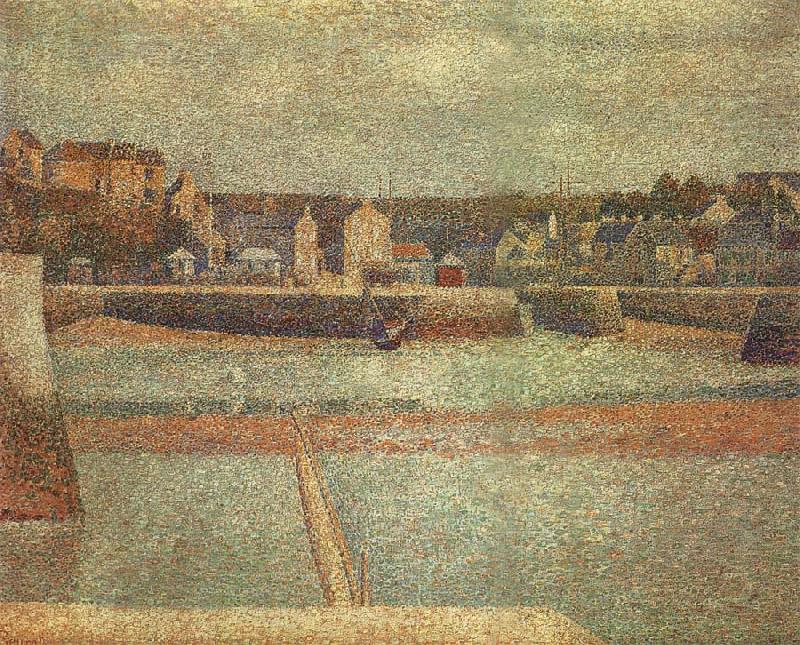 The Reflux of Port en bessin, Georges Seurat